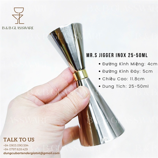 Mr.s Jigger Inox 25-50ml 3
