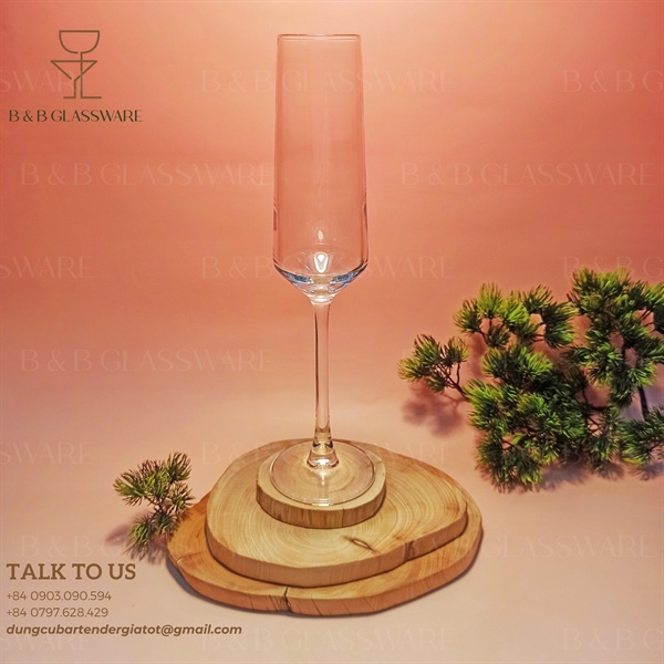 Ly Champagne Kiểu Vuông 185ml LX-02