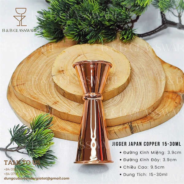 Jigger Japan Copper 15-30ml