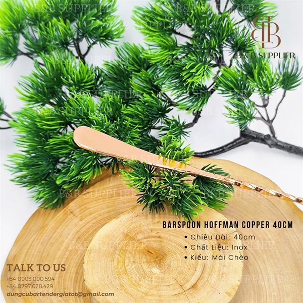 Barspoon Hoffman Copper 40cm - ảnh 2