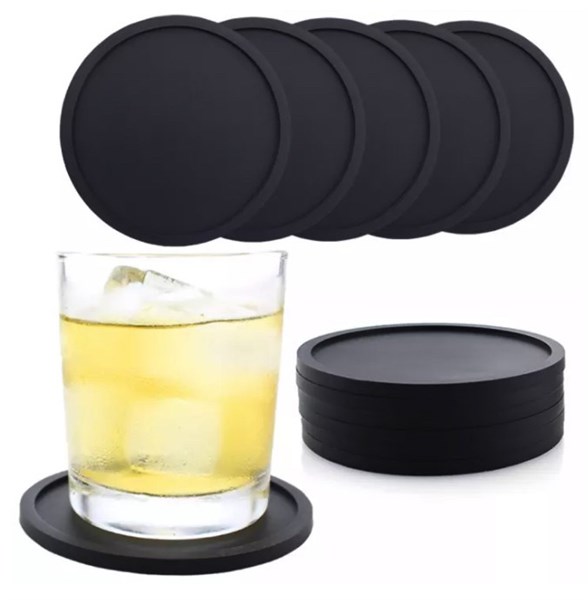 Lót Ly Đen Silicone - ảnh 2