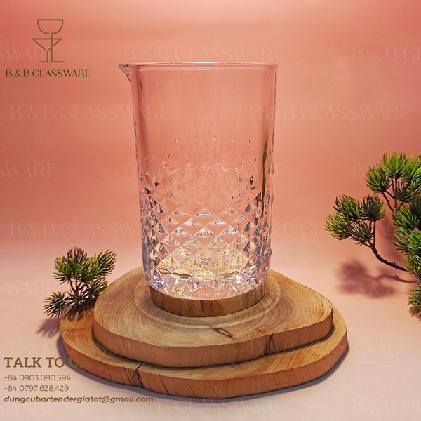 Ly Mixing Glass Kim Cương