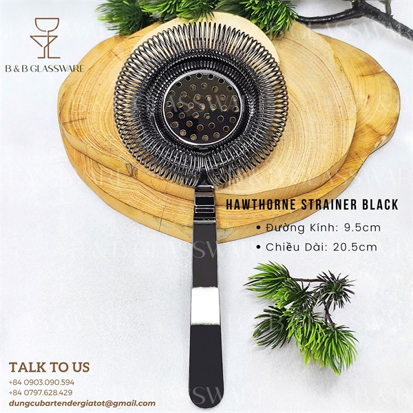 Hawthorne Strainer Black