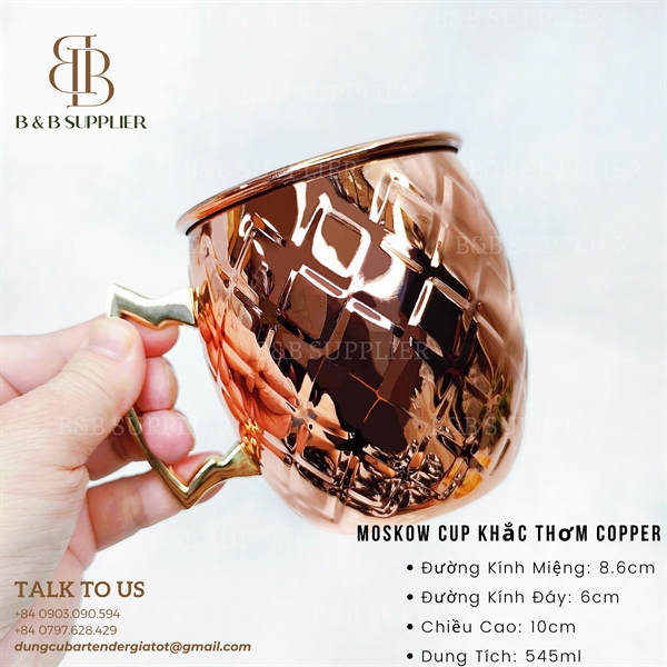 Moskow Cup Khắc Thơm Copper 3