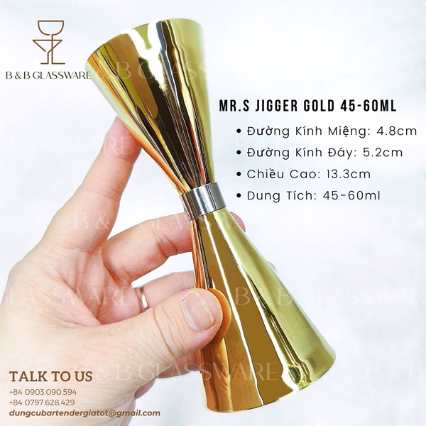 Mr.s Jigger Gold 45-60ml 3