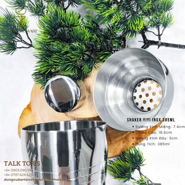 Shaker Yiyi Inox 410ml 4