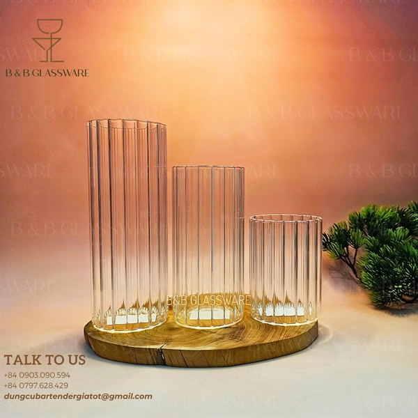 Ly Highball Sọc Leah Trung 360ml 3