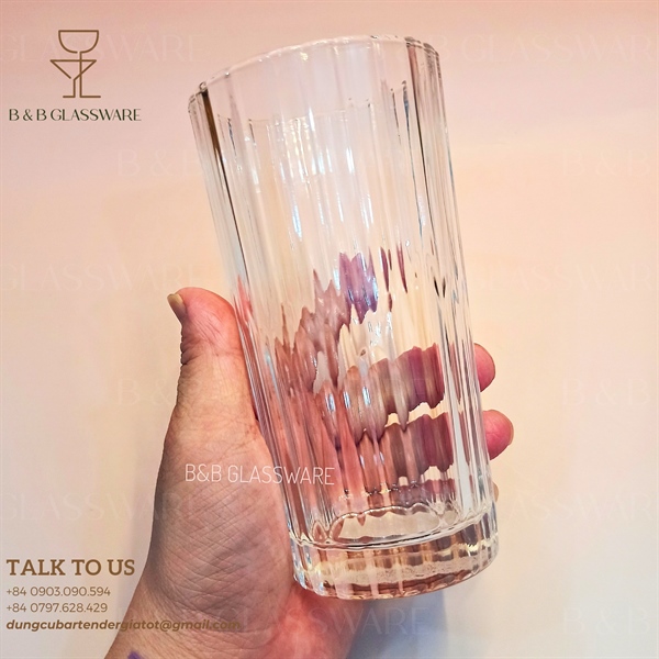 Ly Highball Sọc Mùa Hè 609b - ảnh 2