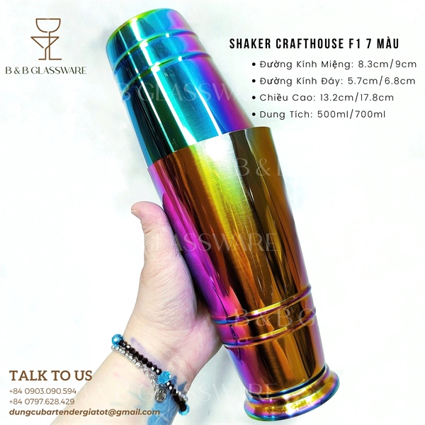 Bộ Shaker Crafthouse F1 7 Màu 4