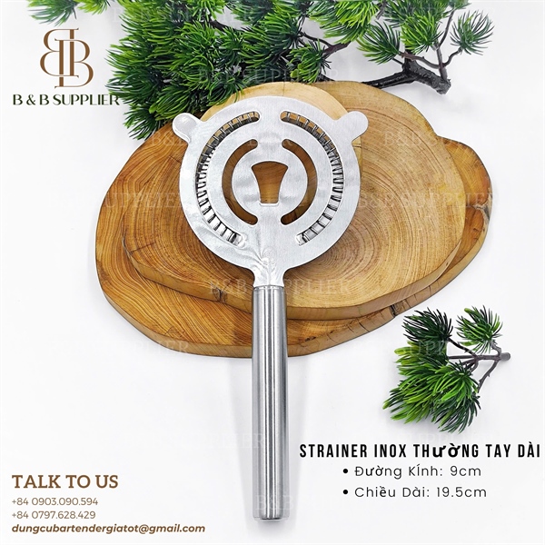 Strainer Inox Thường Tay Dài - ảnh 2