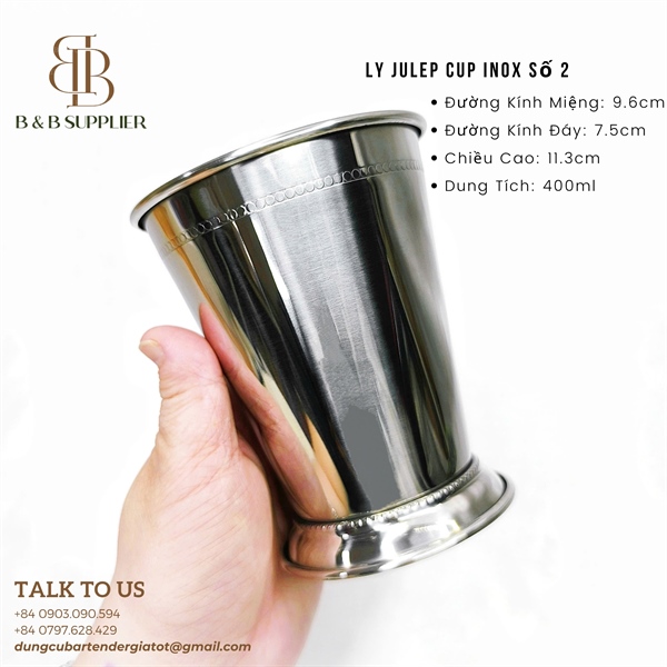 Ly Julep Cup Inox Số 2 3