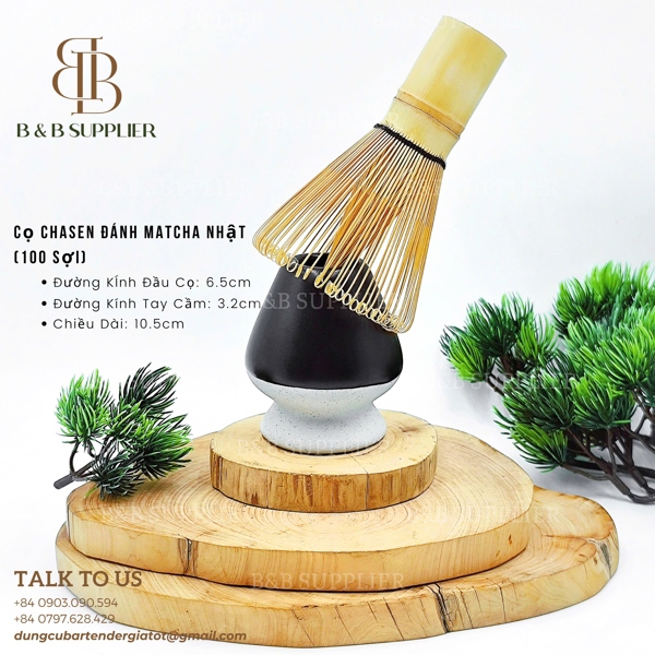 Cọ Chasen Đánh Matcha Nhật (100 Sợi) 3