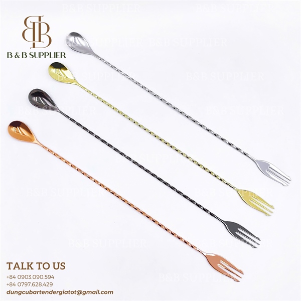 Barspoon Trident Gold 40cm 4