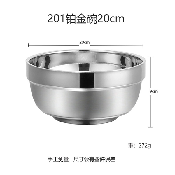 Tô Chén Inox 201 Gia Dụng Quán Ăn