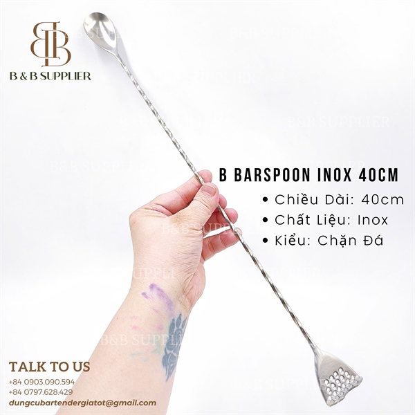 B Barspoon Inox 40cm 3