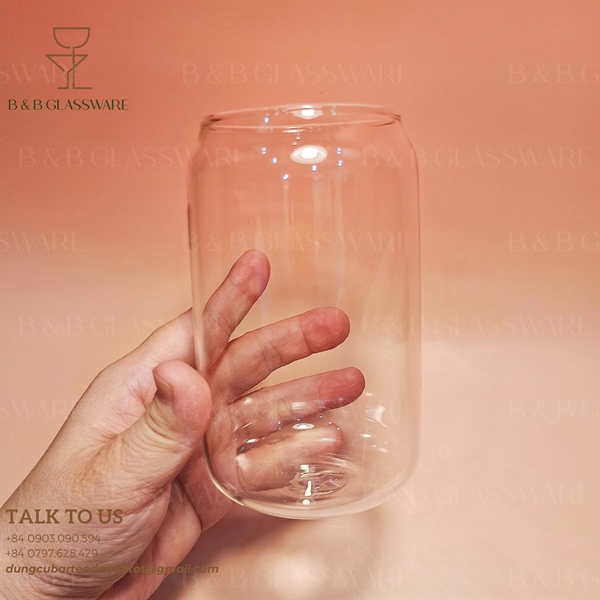 Ly Thuỷ Tinh Hũ 445ml Cao 13cm - ảnh 2