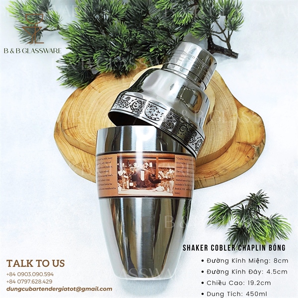 Shaker Cobbler Chaplin Bóng - ảnh 2