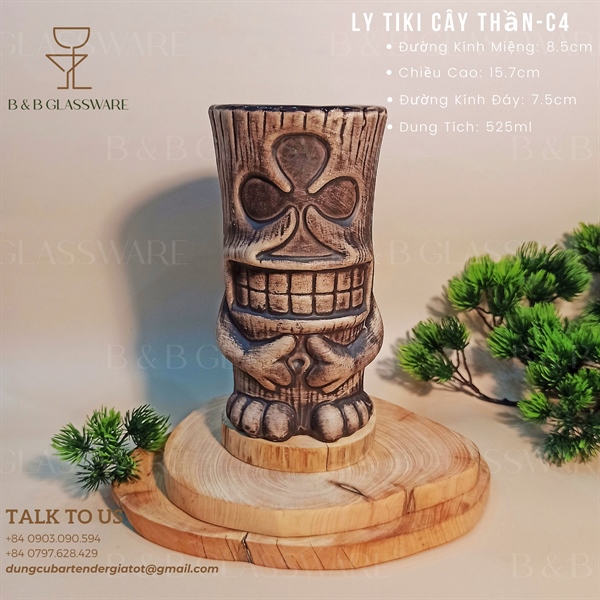 Ly Sứ Tiki Cây Thần - C4