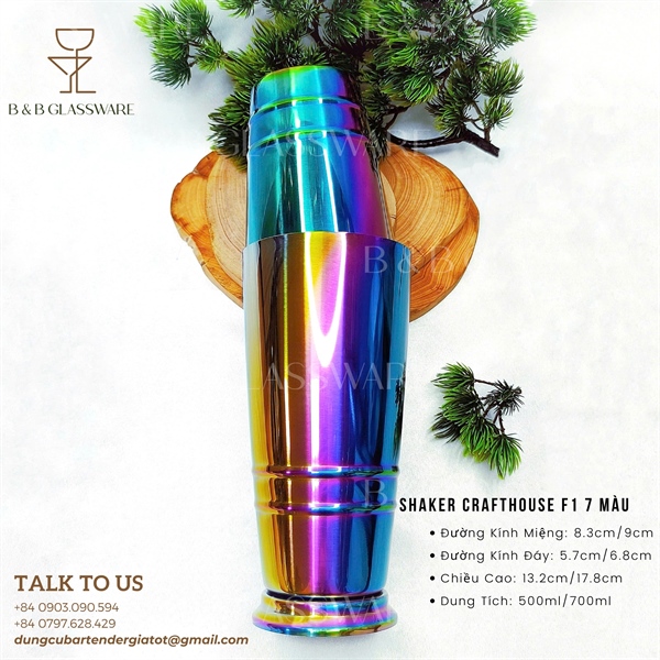Bộ Shaker Crafthouse F1 7 Màu