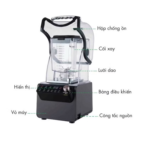 Máy xay công nghiệp Promix PM-9003 (1.800W)
