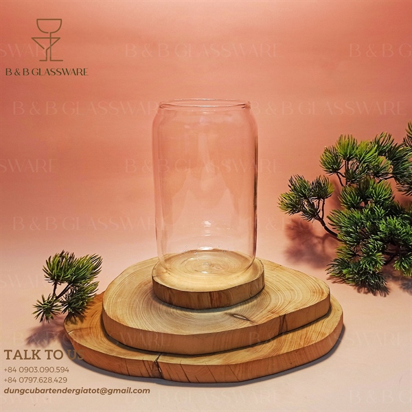 Ly Thuỷ Tinh Hũ 445ml Cao 13cm