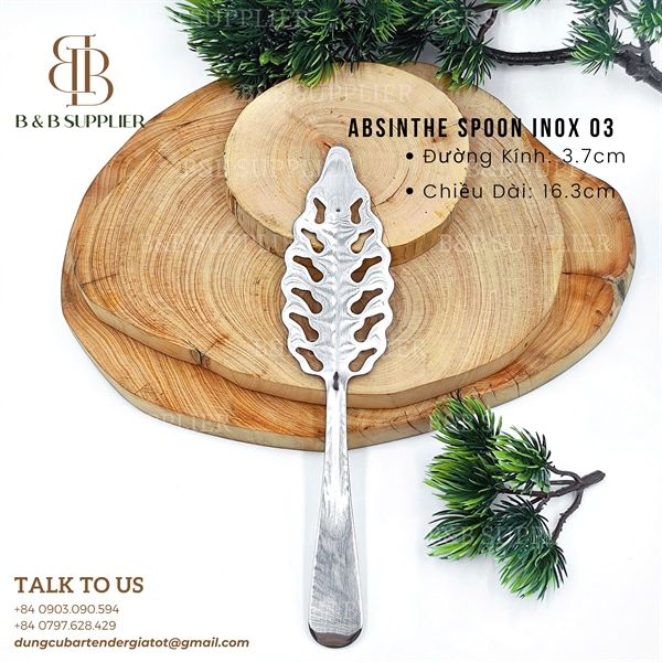 Absinthe Spoon Inox / Muỗng Absinthe Inox