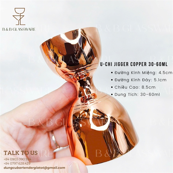 U-Chi Jigger Copper 30-60ml 3