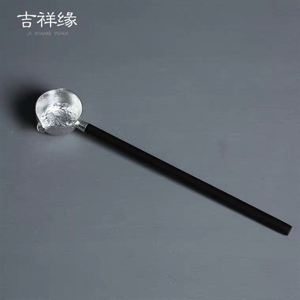 Muỗng Múc Bạc Cán Gỗ 25cm