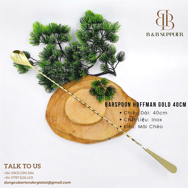 Barspoon Hoffman Gold 40cm