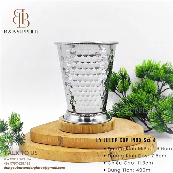 Ly Julep Cup Inox Số 4