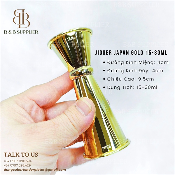 Jigger Japan Gold 15-30ml 3