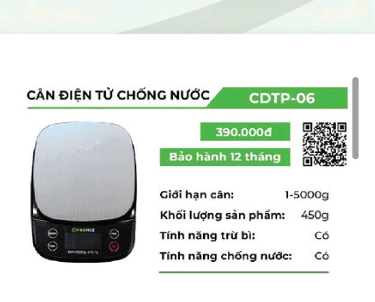 Cân Promix