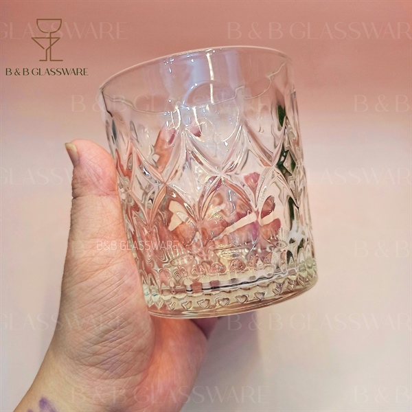 Ly Rock Hoa Văn XoxO 350ml - ảnh 2