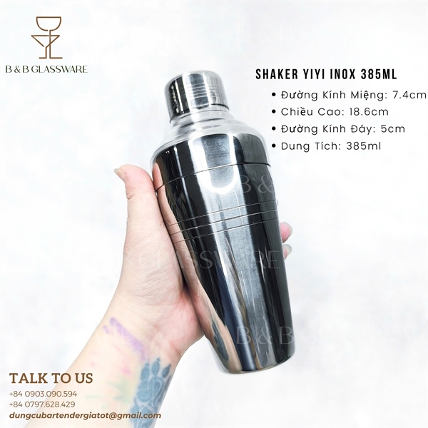 Shaker Yiyi Inox 410ml 5