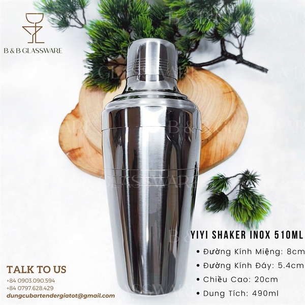 Yiyi Shaker Inox 510ml