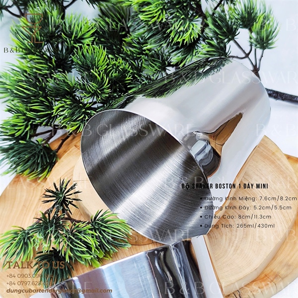 Bộ Shaker Boston 1 Đáy Mini 3