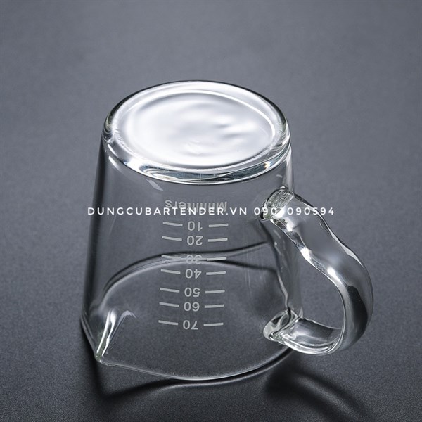 Đong Cafe Thuỷ Tinh Có Mõ 70ml 3