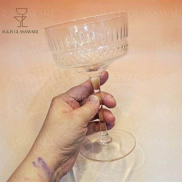 Ly Cocktail Sọc Hoa Văn The Wave - ảnh 2