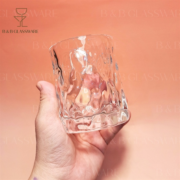 Ly Rock Hoa Văn Vách Đá Trong Suốt 235ml - ảnh 2