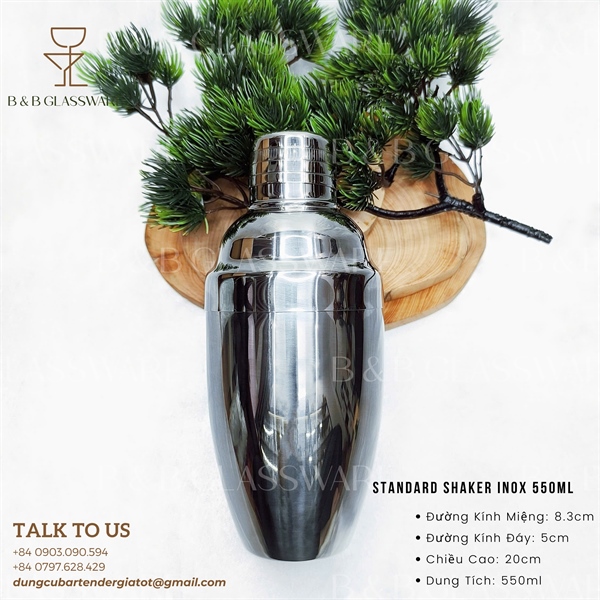 Standard Shaker Inox 550ml