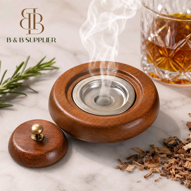 Smoke Top / Dụng Cụ Đốt Gỗ Trên Miệng Ly