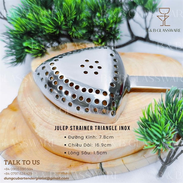 Julep Strainer Triangle Inox 3