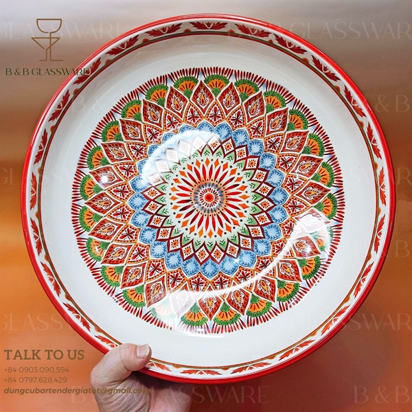 Bowl Sứ Cocktail Đỏ 3