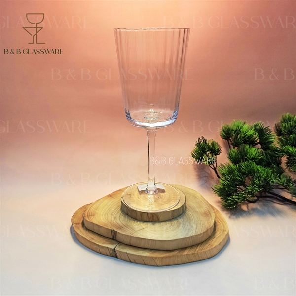 Ly Cocktail Sọc Chân Cao Ren