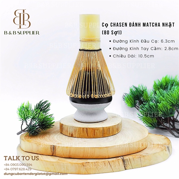 Cọ Chasen Đánh Matcha Nhật (80 Sợi) - ảnh 2
