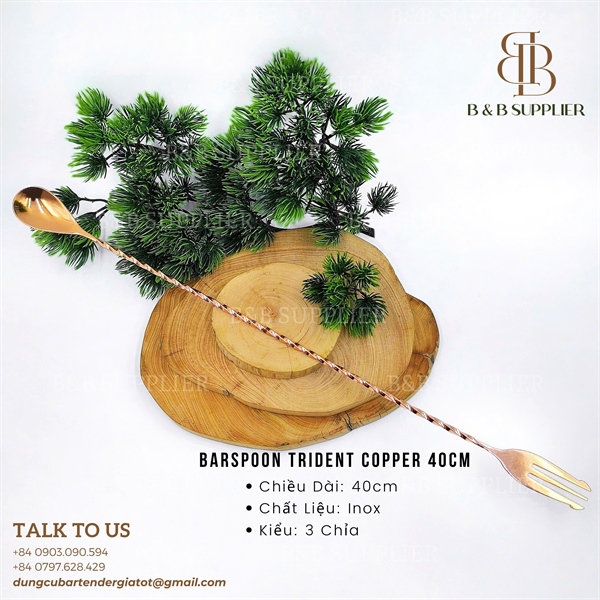Barspoon Trident Copper 40cm