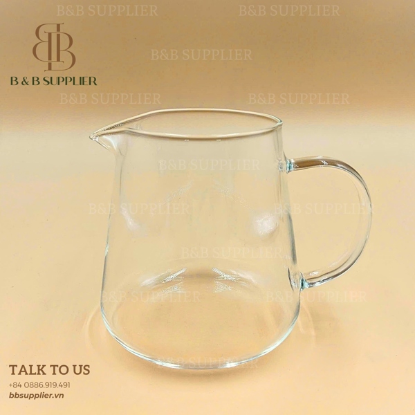 Bình Rót Thủy Tinh Có Quai
