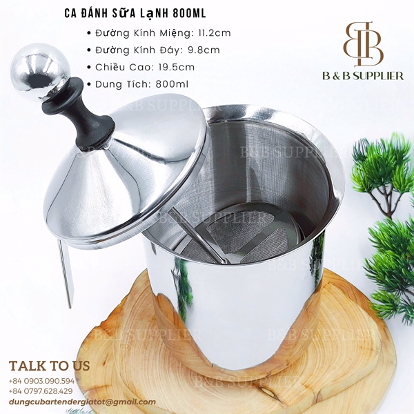 Ca Đánh Sữa Lạnh 800ml 3