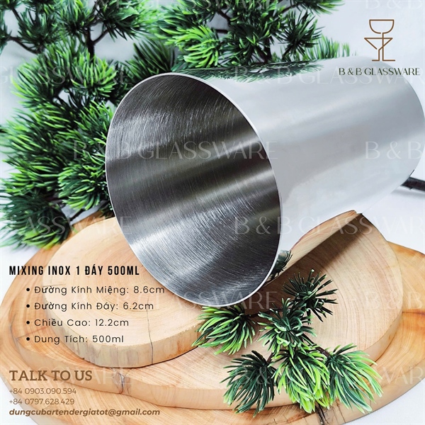 MixIng Inox 1 Đáy 500ml - ảnh 2