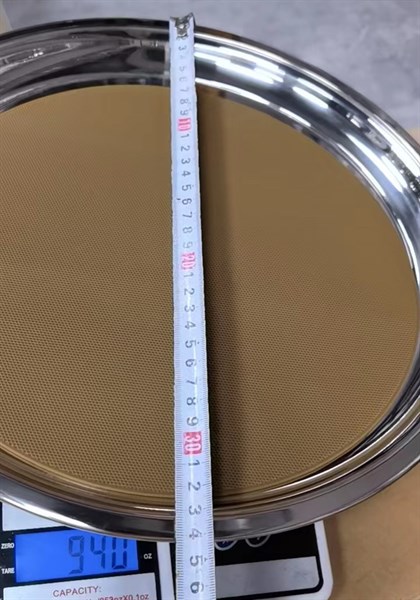 Mâm Inox chống trượt 34cm